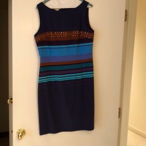 Cocktail dress. Great colors!